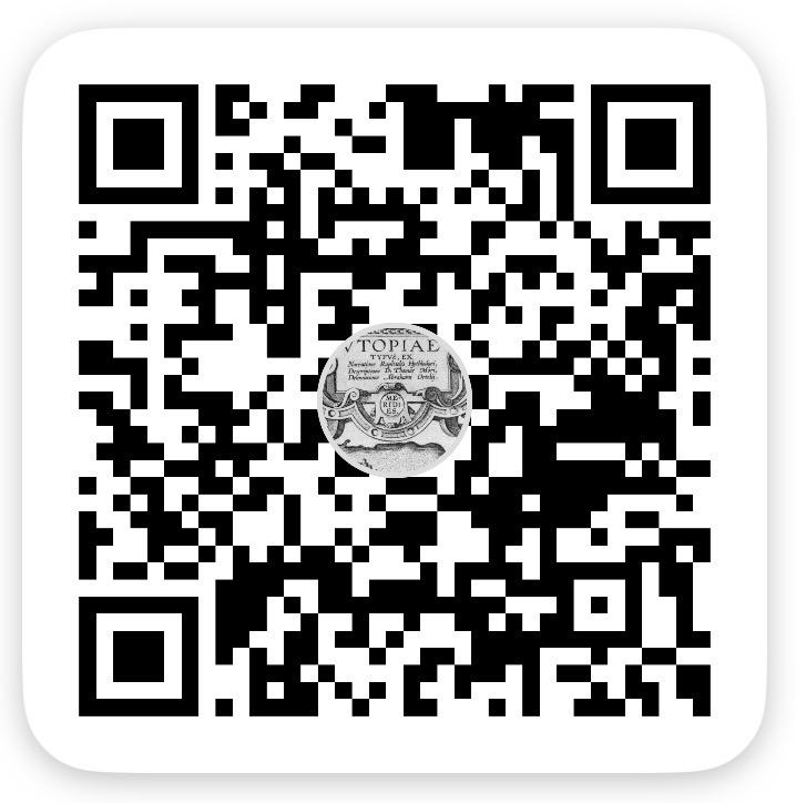 QR code per la raccolta fondi Satispay — Costituzione Utopiae APS